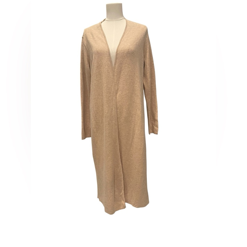 J. Jill Beige/Ivory Reversible Long Cardigan Sweater Sz:M NWT